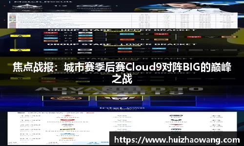 焦点战报：城市赛季后赛Cloud9对阵BIG的巅峰之战
